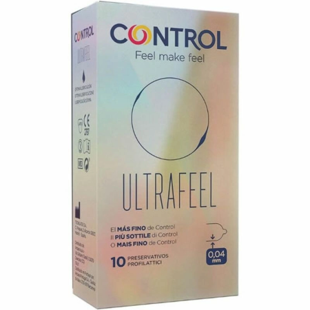 CONTROL Adapta Finissimo Ultrafeel 10 pcs - Ultra-Thin Latex, 52 mm