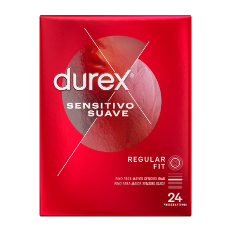 Durex Soft & Sensitive 24-Pack - Anatomical Thin Latex System