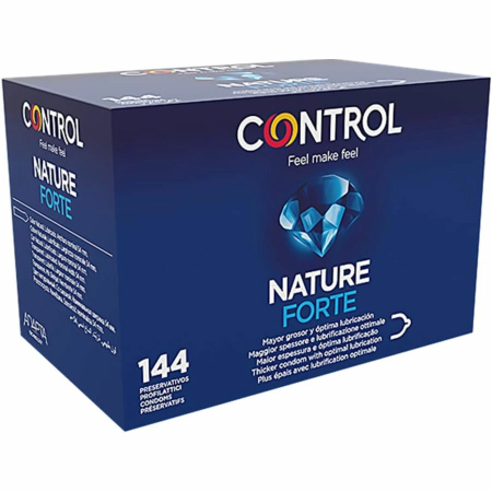 Control Adapta Forte 144-Pack Ergonomic Transparent Condoms
