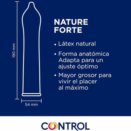 Control Adapta Forte 144-Pack Ergonomic Transparent Condoms