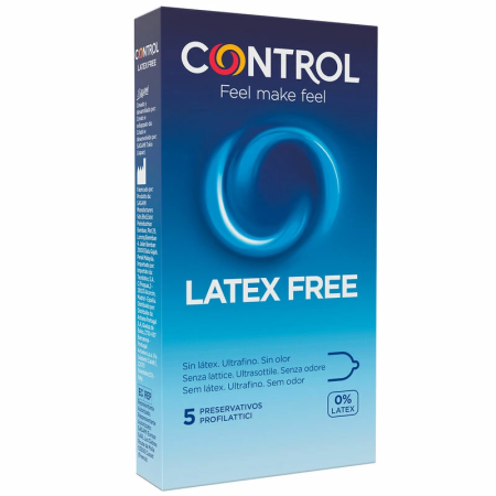 CONTROL Free Polyurethane Ultra-Thin Latex-Free Condoms 5-Pack 58mm