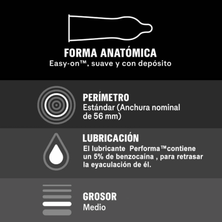 Durex Pleasure Prolonged 12-Pack Latex Condoms with Delay Lubricant