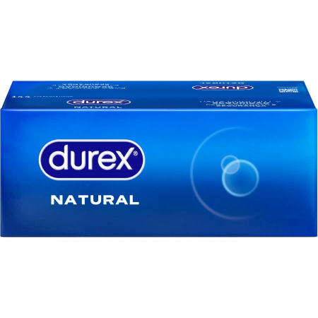 Durex Natural Comfort 144-Pack Latex Protective Covers, Easy-On Shape
