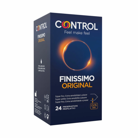 Control Finissimo Ultra-Thin Latex Condoms 24-Pack Ergonomic Fit