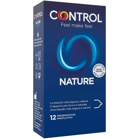 CONTROL Adapta Nature 12-Pack Transparent Latex Safety System 54mm