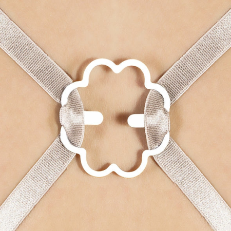 Bye Bra Ergonomic Foldable Bra Clips Set of 4 with Travel Bag