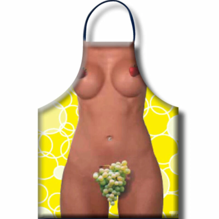 Diablo Picante Women's Grapes Apron - Playful Party Polyester Design