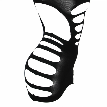 Subblime 952266 Black Fishnet Long Sleeve Dress, Elastic, One Size