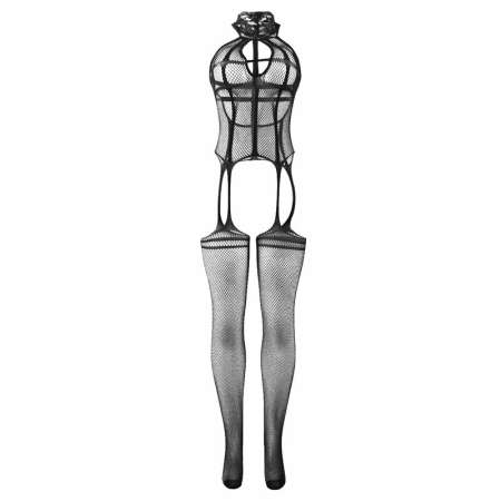 Subblime 951986 Black Fishnet Bodystocking High Neck One Size