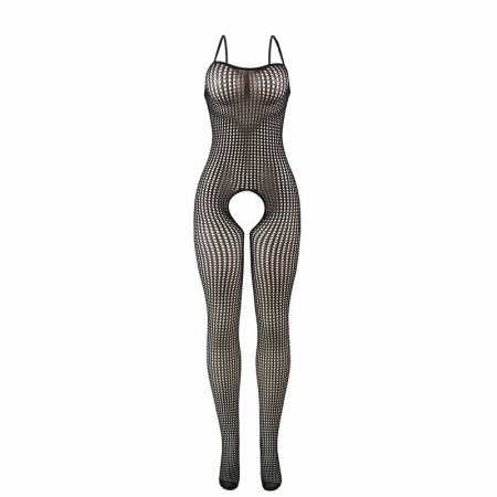 Subblime 951726 Black Elastic Fishnet Bodystocking One Size