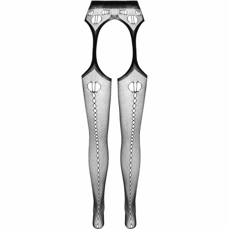 Passion ECO S008 Bodystocking White - Eco-Friendly, One Size