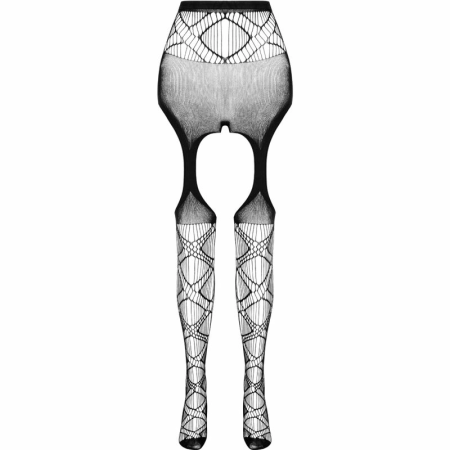 PASSION ECO S005 White Bodystocking - Sustainable Recycled Material, One Size