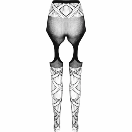 PASSION ECO S005 White Bodystocking - Sustainable Recycled Material, One Size