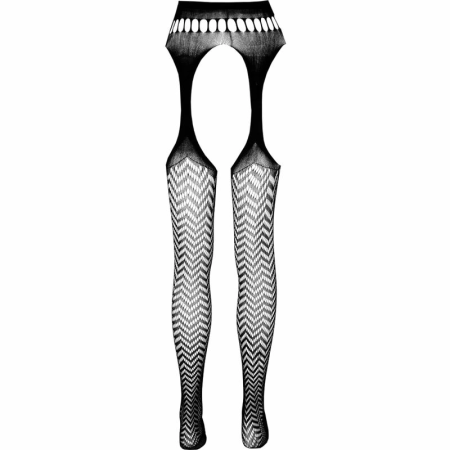 PASSION Eco Collection Bodystocking ECO S002 White - Sustainable Design, One Size