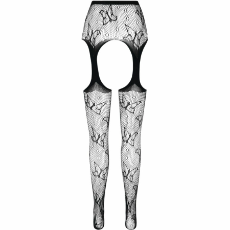 Passion ECO S001 Red Bodystocking - Eco-Friendly Recycled Material, One Size