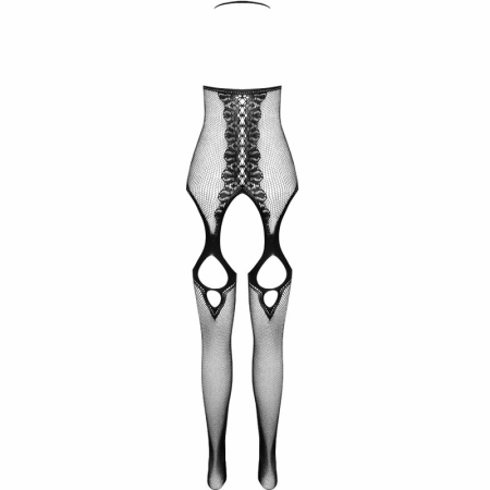 Passion Eco Collection Bodystocking BS013 White - Sustainable Design, One Size