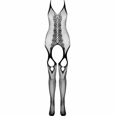 PASSION Eco Collection Bodystocking BS013 Red - Sustainable, One Size