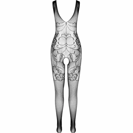 PASSION Eco Collection Bodystocking BS012 Black - Sustainable One Size Lingerie