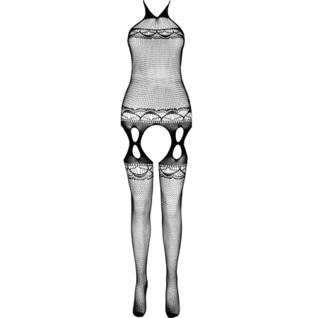 PASSION Eco Collection BS006 Bodystocking White - Recycled Materials, One Size