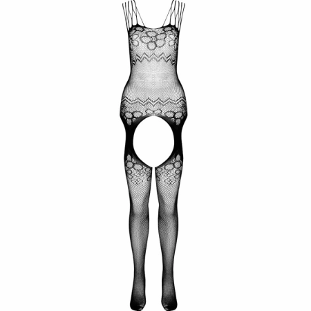 PASSION ECO BS004 White Bodystocking - Sustainable Recycled Material, One Size
