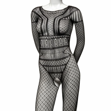 CalExotics Scandal Lace Body Suit - Breathable Mesh, Universal Size