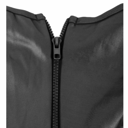 Subblime Fetish Uncovered Breast Teddy S/M Black - Exclusive Lingerie Design