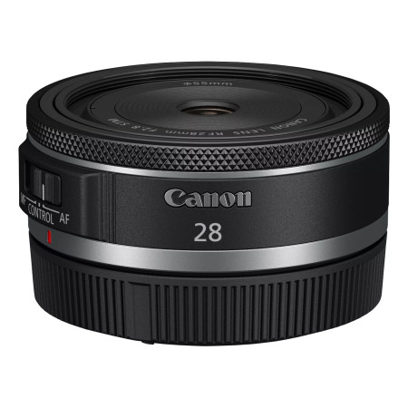 Canon RF 28 mm f2.8 STM MILC plačiakampis objektyvas