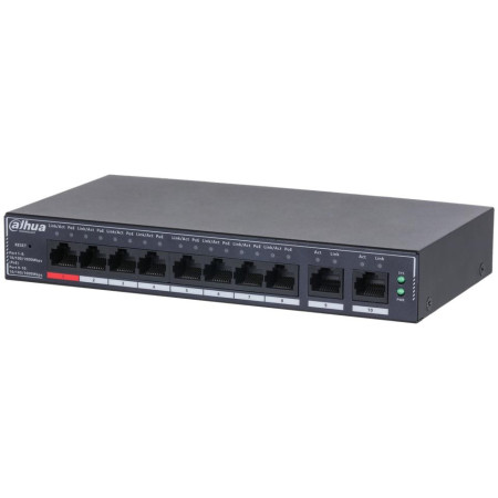 DAHUA L2 Switch su 8 PoE jungtimis | 110 Watts