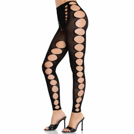 Leg Avenue Seamless Strapless Opaque Stockings Black, One Size