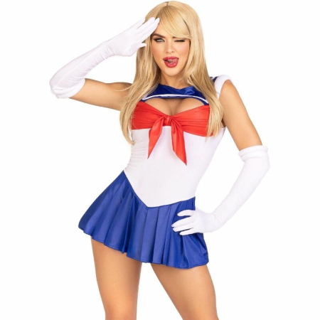 Leg Avenue Sailor Costume Multicolor S - 3-Piece Bodysuit & Accessories