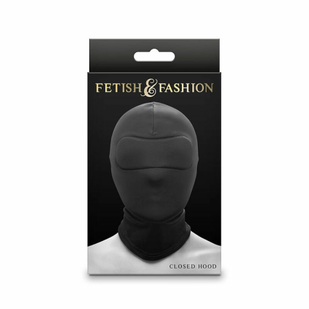 NS Novelties Fetish & Fashion Nylon Closed Hood Black - Universal Fit