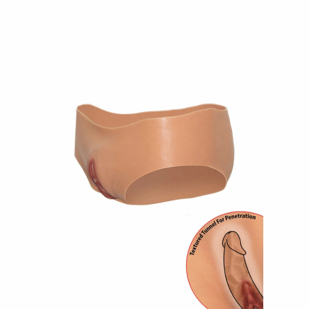 Hidden Desire Alter Ego Open Brief Low Waist Silicone Panty S-L Flesh