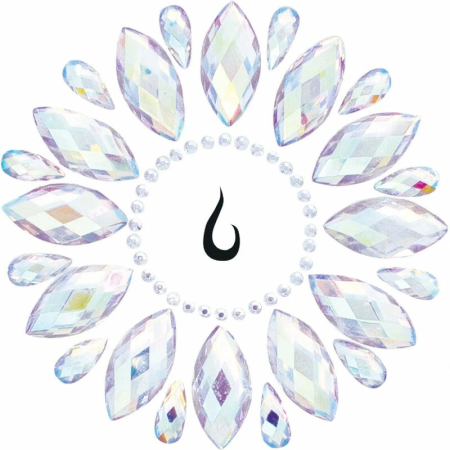 Leg Avenue Fluer Iridescent Body Jewel Adhesive - Sunburst Design