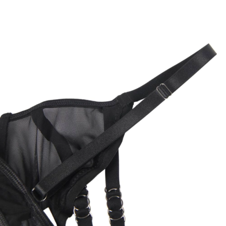 Subblime Two-Piece Transparent Lingerie Set S/M - Adjustable Straps