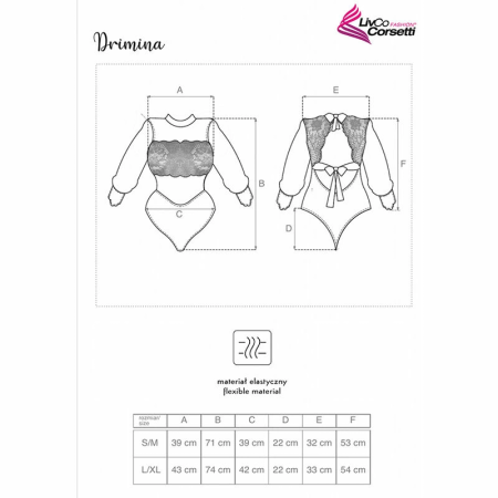 Livco Corsetti Drimina LC90690 Navy Blue Lace & Tulle Bodysuit, Elegant Design