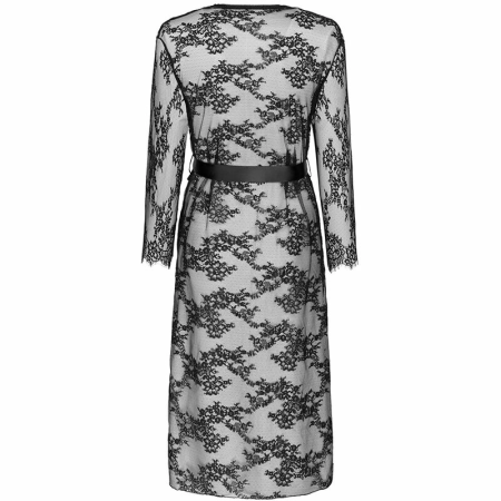 Livco Corsetti Mostina LC 90641 Black Floral Mesh Gown L/XL