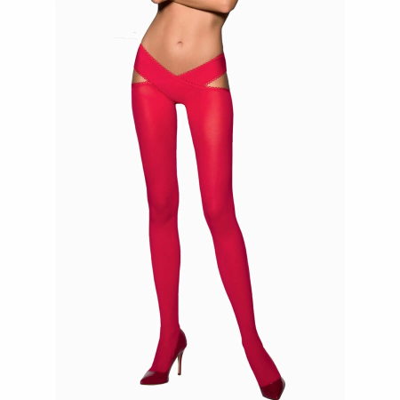 Passion TIOPEN 005 Red Hip-Cut Tights 1/2 Size 60 DEN