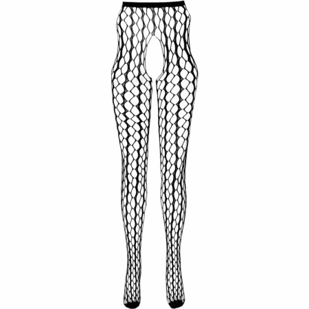 PASSION ECO S007 Bodystocking White - Eco-Friendly Recycled Material, One Size