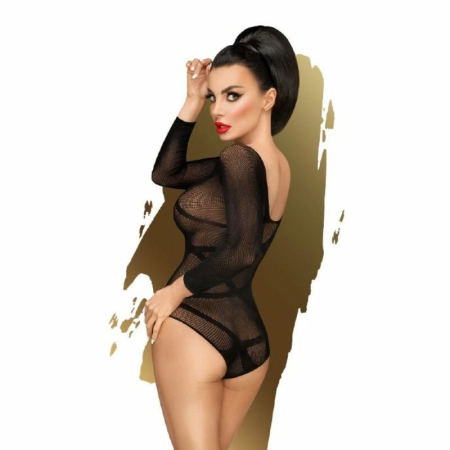 Penthouse High On Love Teddy Black S/M/L - Elegant Mesh Bodysuit