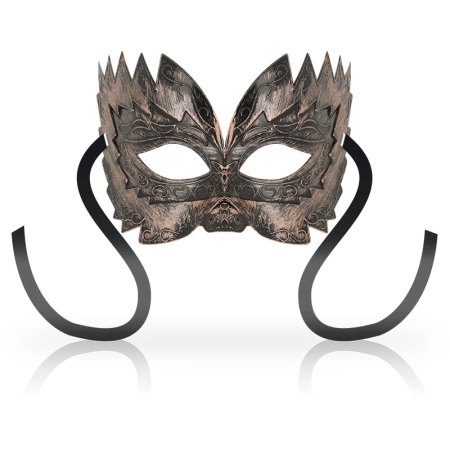 OHMAMA Venetian Style Mask Copper - Embossed Design, Unisex, One Size