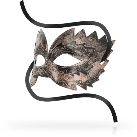 OHMAMA Venetian Style Mask Copper - Embossed Design, Unisex, One Size