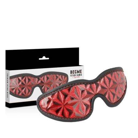 BEGME Red Edition Premium Blindfold Mask with Neoprene Lining, Adjustable
