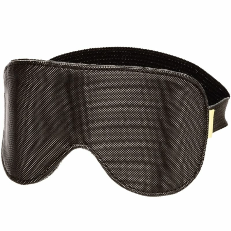 CalExotics Boundless Blackout Adjustable Eye Mask - Vegan Leather, Black