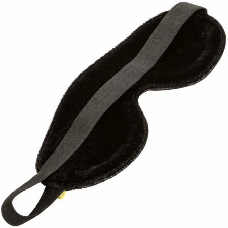 CalExotics Boundless Blackout Adjustable Eye Mask - Vegan Leather, Black
