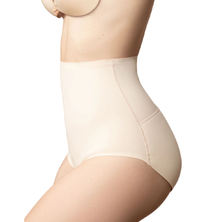 Bye Bra High-Waist Padded Panties with Foam Filling, Size M