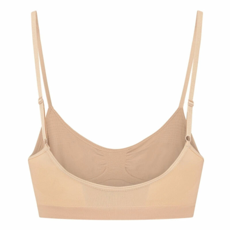 Bye Bra Seamless Medium Control Bra Beige Size M - Comfort Fit