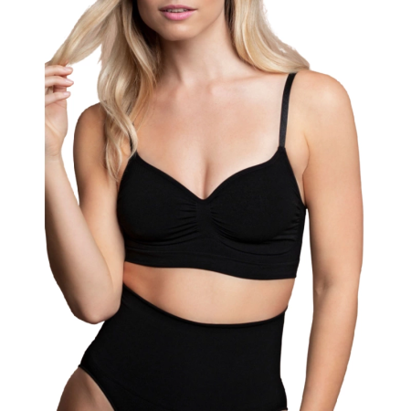 Bye Bra Seamless Medium Control Bra Black XXL - Shaping Supportwear
