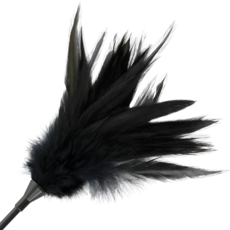 Darkness Black Feather Dual-Sided Intimate Crop, 48 cm