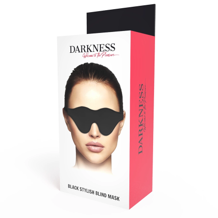 Darkness Black Mask PVC Adjustable Eye Cover - Comfortable Fit