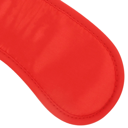 Darkness Satin Eye Mask Red - Adjustable, Premium Comfort Fit